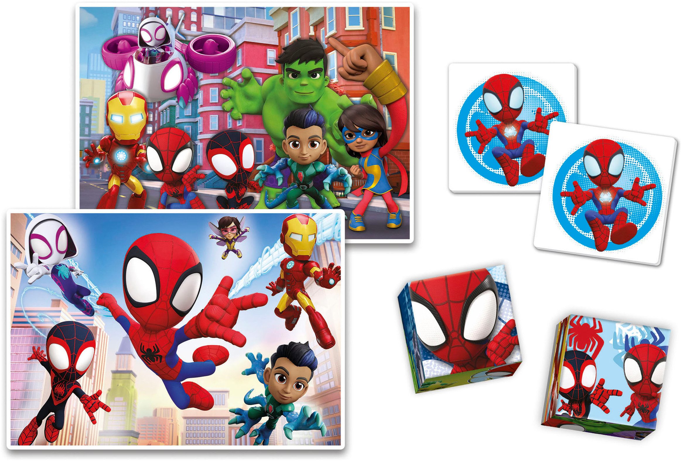 Clementoni® Puzzle Edukit, 4n1, Spidey und seine Freunde, 78 Puzzleteile, M günstig online kaufen