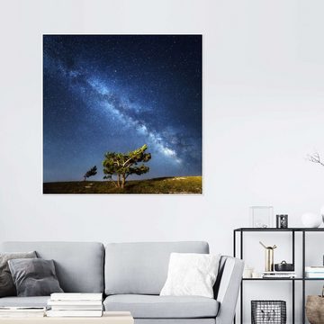 Posterlounge Poster Editors Choice, Milchstraße – Nachthimmel mit Sternen auf der Krim, Fotografie