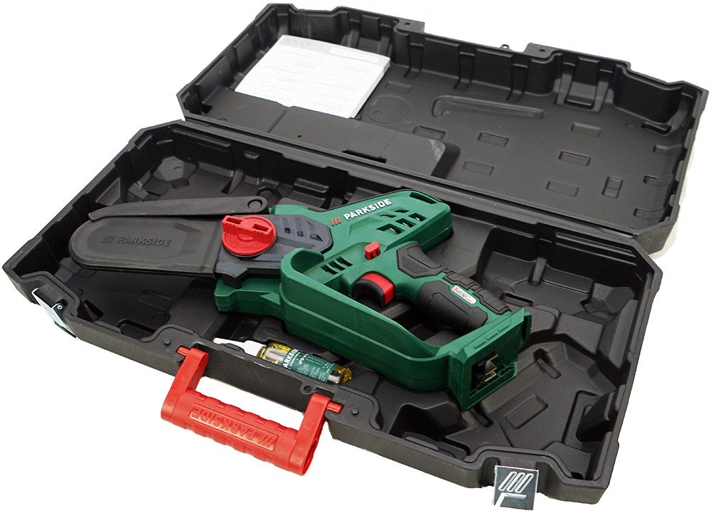 Parkside Akku-Astschere 20V Akku Gehölzschneider Astsäge PAGHS 20 im Transportkoffer