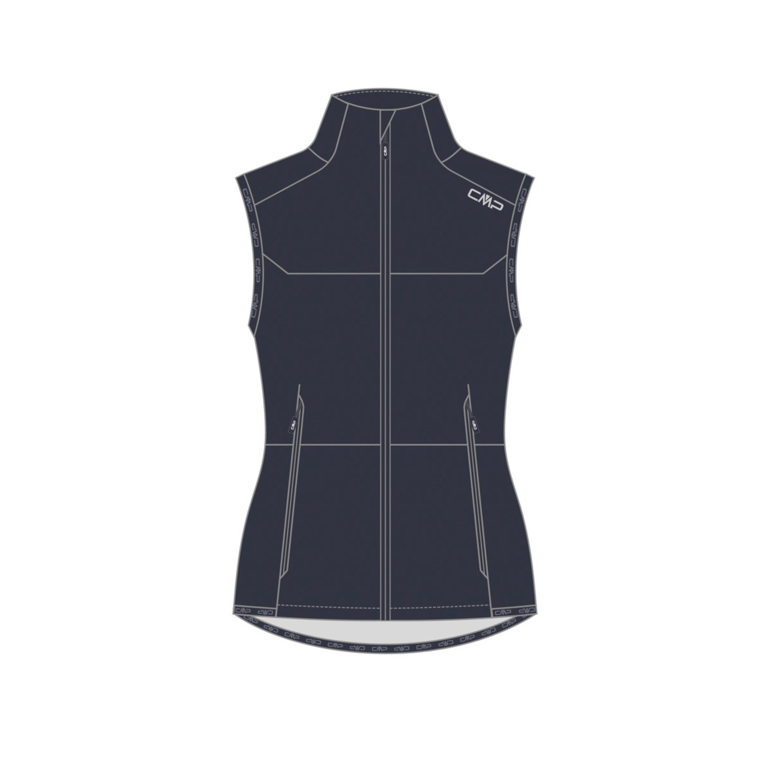 Funktionsweste CMP Damen Weste WOMAN VEST 34A6616