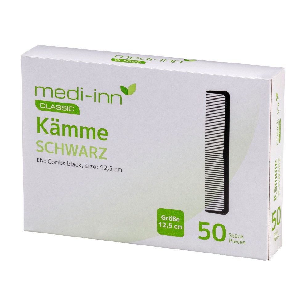 Haarkamm Kämme, schwarz, Kunststoff