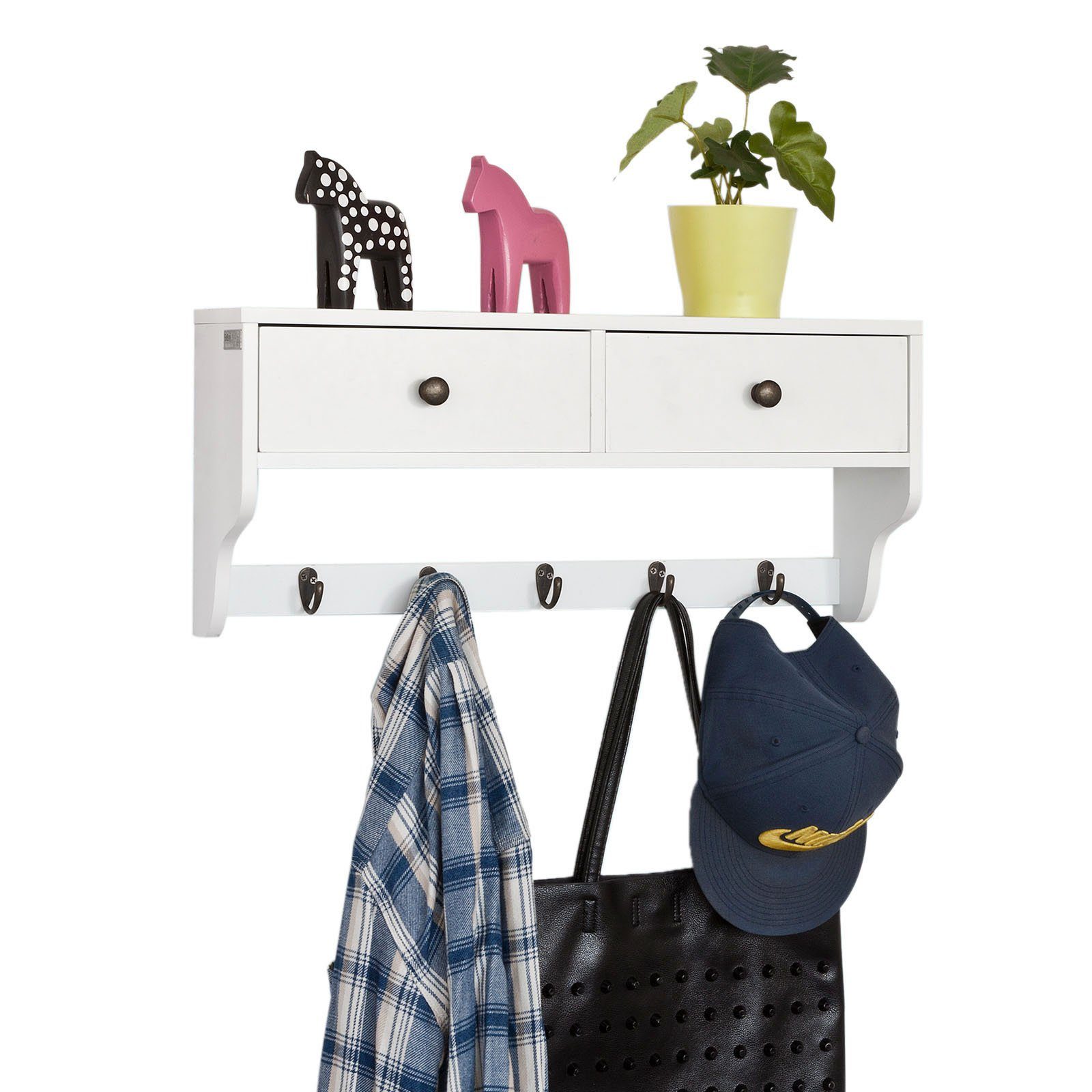 SoBuy Wandgarderobe FRG178, Wandschrank Wandregal Hängeregal günstig online kaufen