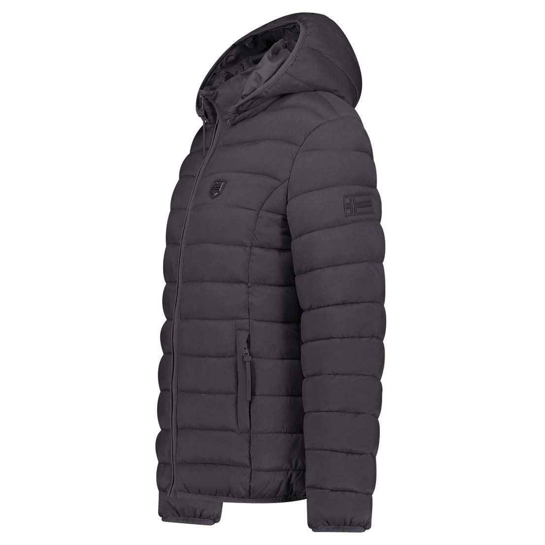 Geographical Norway Steppjacke Hochwertige Outdoorjacke Übergangsjacke Leicht mit Kapuze
