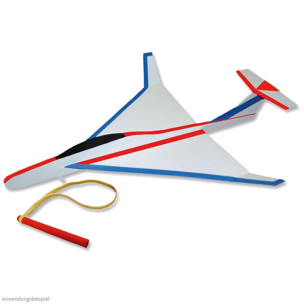 matches21 HOME & HOBBY Flugzeug 30 cm Bausatz Kinder ab 11 Holzbaukasten
