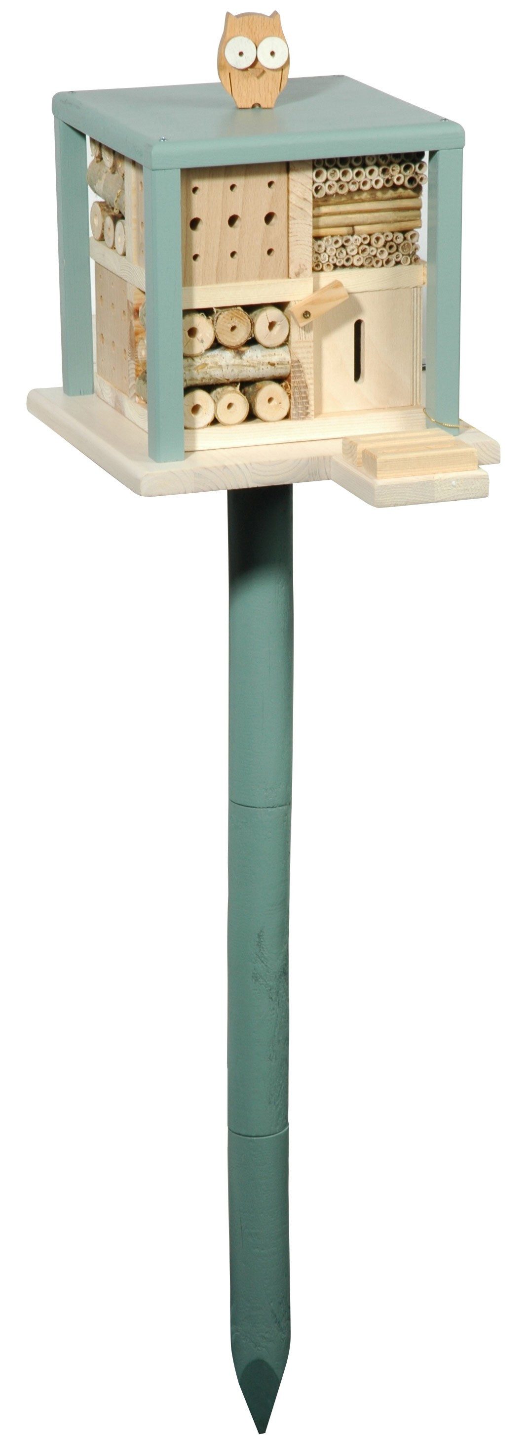 LUXUS-INSEKTENHOTEL Insektenhotel Insektenhotel "Kubus", mit Ständer