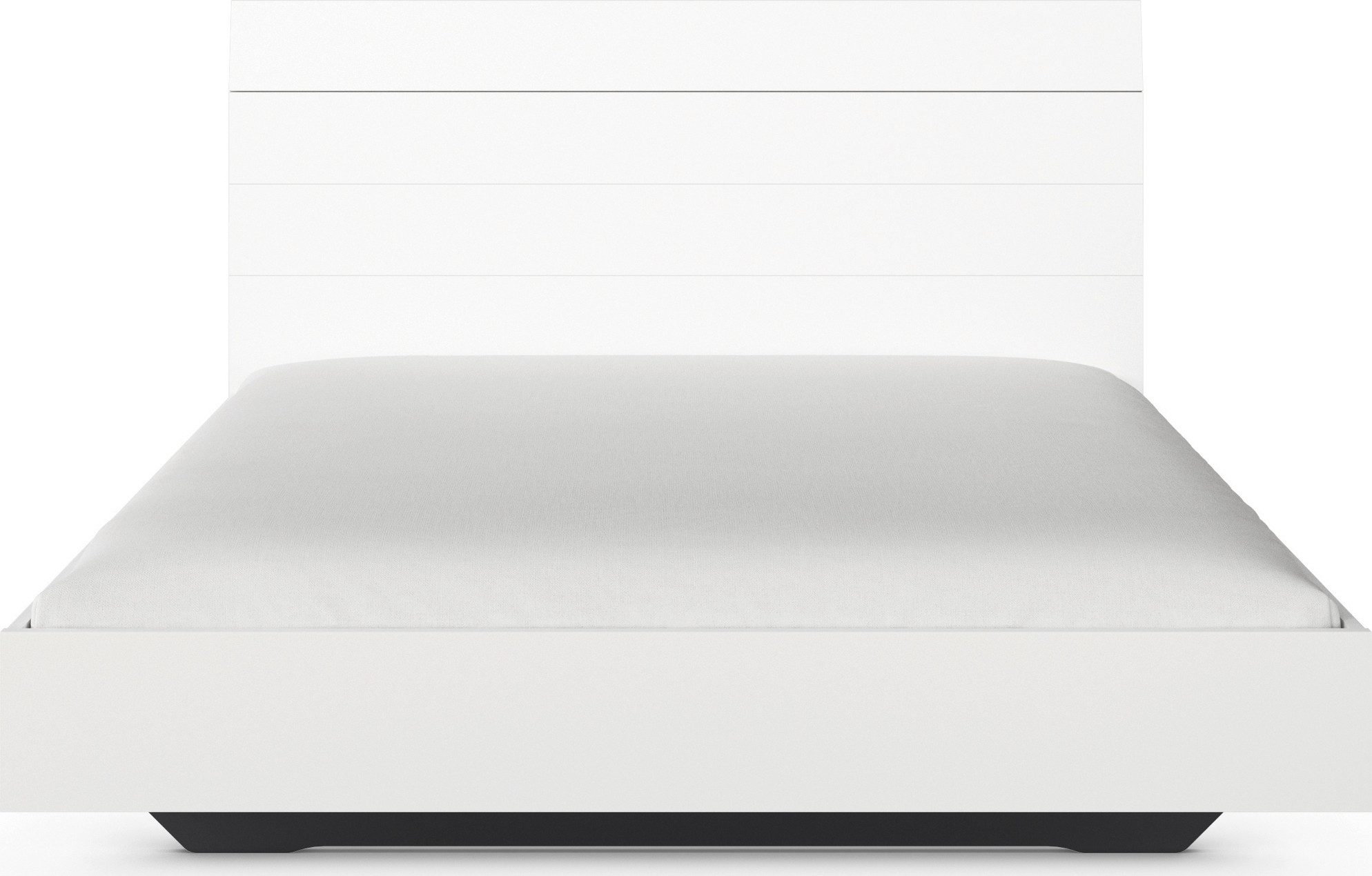 OTTO home Futonbett Bett Doppelbett Holzbett AGORDO (180x200 cm), mit hohem Kopfteil und schwebender Optik MADE IN GERMANY
