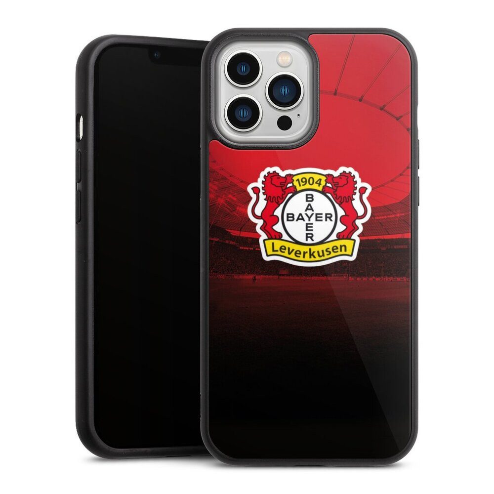 DeinDesign Handyhülle Bayer 04 Leverkusen Fußball Offizielles Lizenzprodukt, Apple iPhone 13 Pro Max Gallery Case Glas Hülle