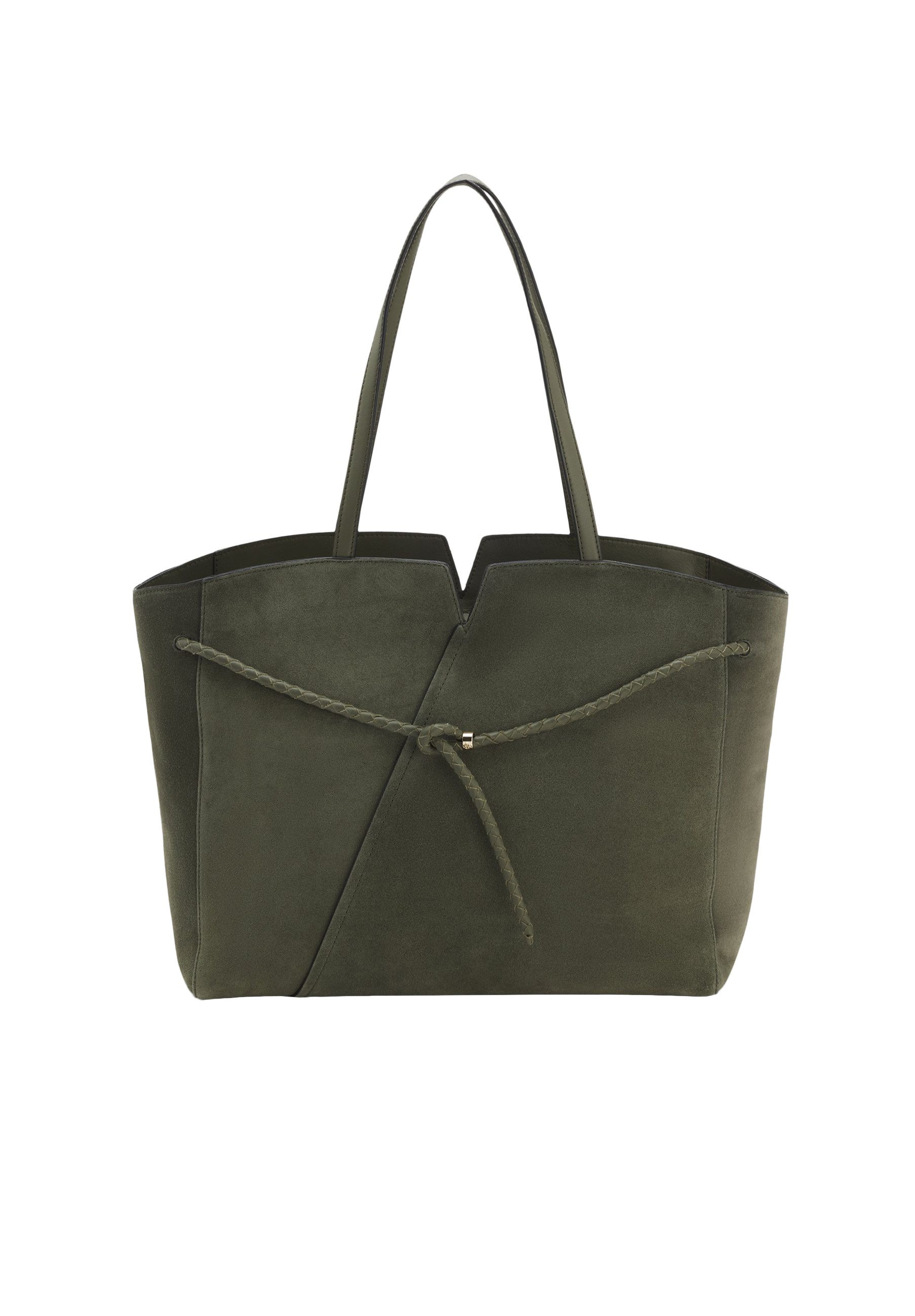 BOSS Umhängetasche Revers Tote aus Veloursleder (keine Angabe, 1-tlg., keine Angabe)