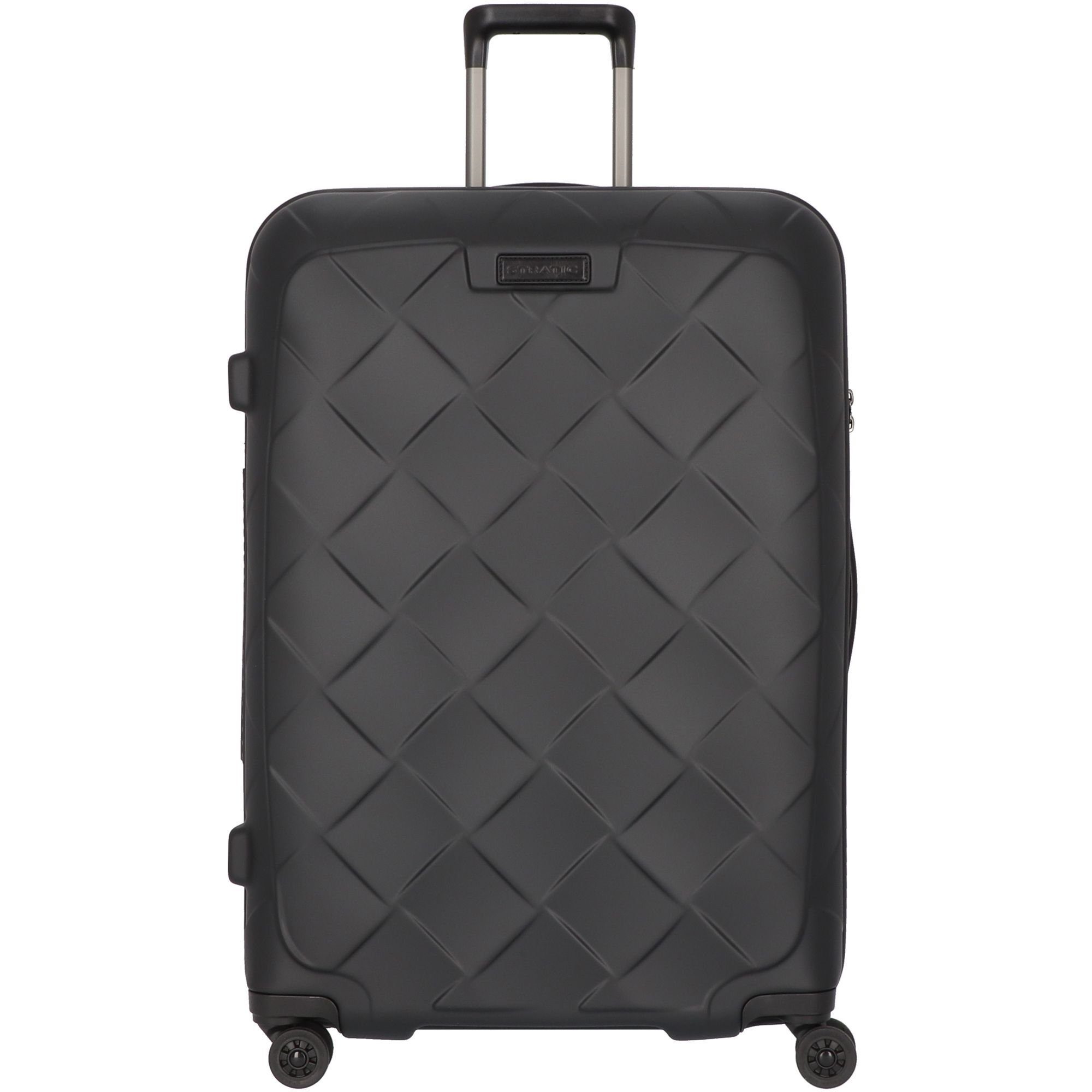 Stratic Hartschalen-Trolley Leather & More, 4 Rollen, Polycarbonat
