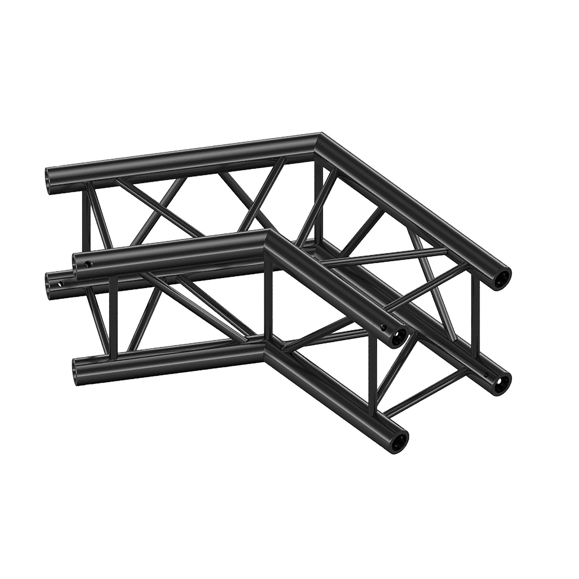MILOS Rahmentraverse Pro-30 Square F Truss Corner QCVF22, 120° corner HD, black, F