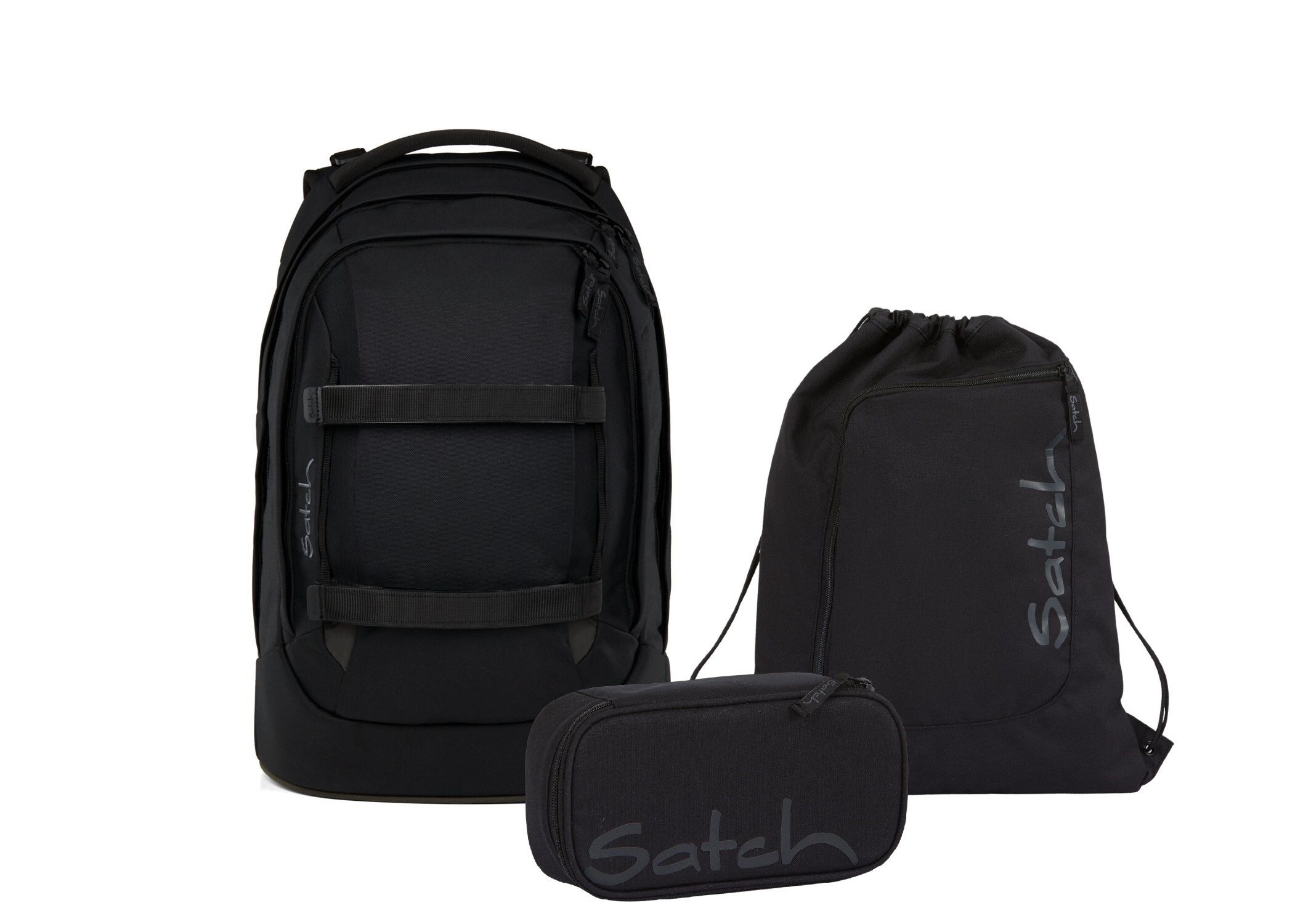 Satch Schulranzen Schulrucksack-Set PACK Blackjack 3-teilig, günstig online kaufen