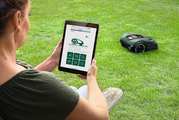 Bosch Home & Garden Rasenmähroboter Indego M+ 700, bis 700 m² Rasenfläche, inklusive Ladestation