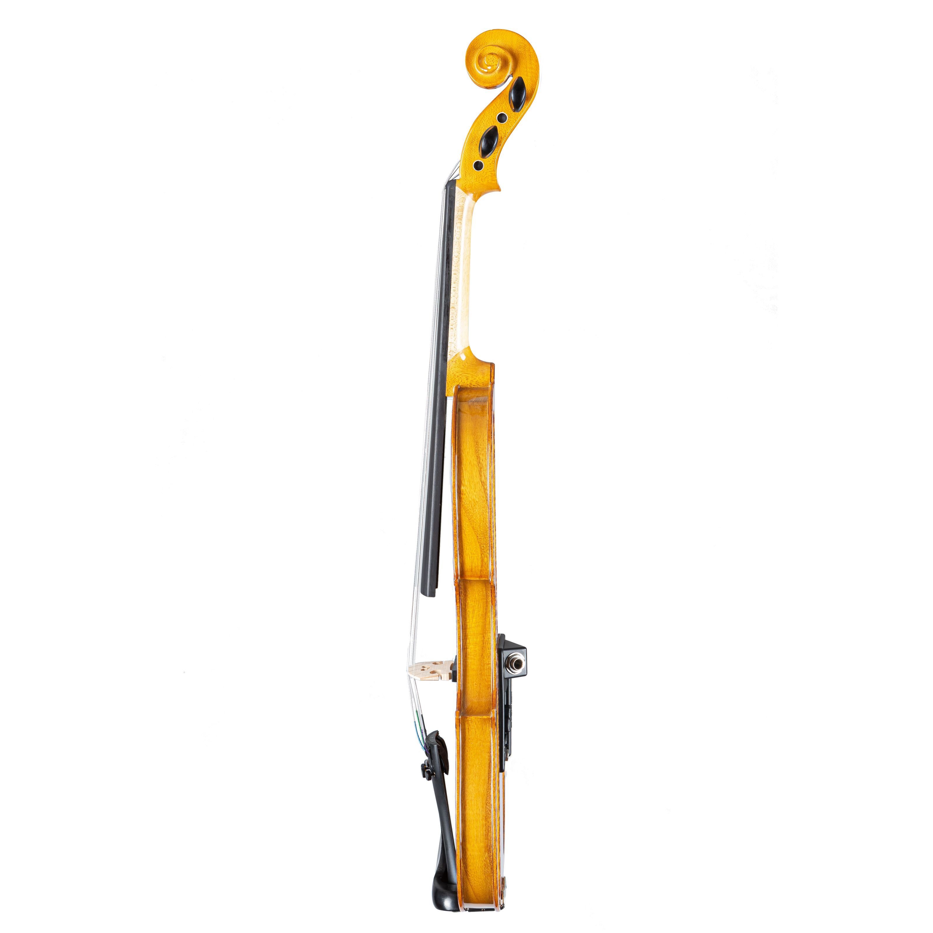 FAME E-Violine, EV-1904 Elektrische Violine Professionelle E-Geige Shadow Tonabnehmersystem 2-Band-Klangregelung Aux-Eingang, Violinen / Geigen, Elektrische Violinen, Elektrische Violine, Professionelle E-Geige, Shadow Tonabnehmersystem