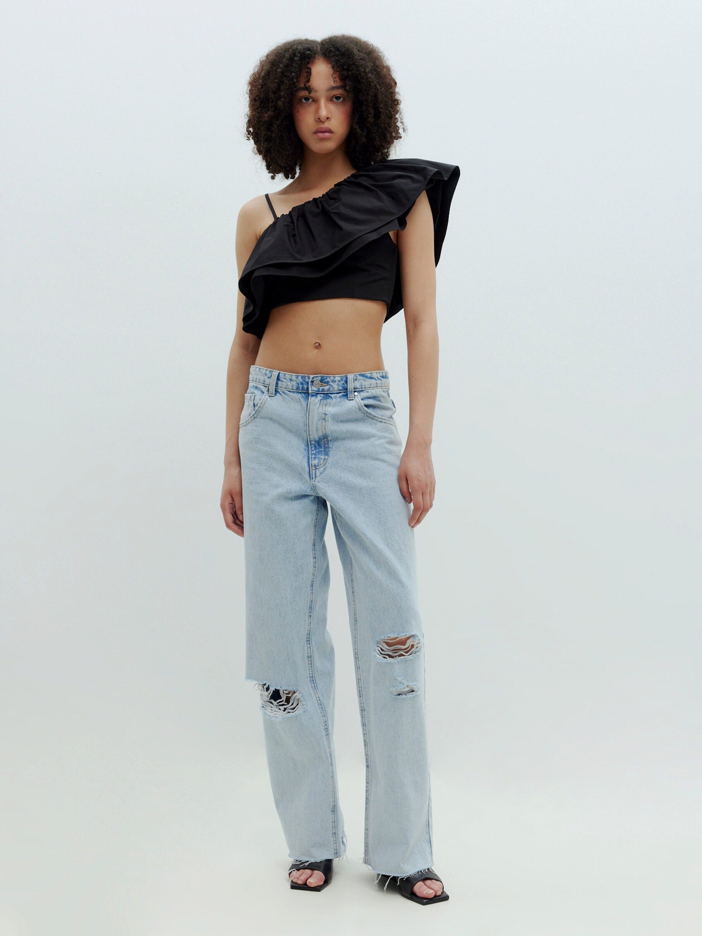 EDITED Funktionsbluse Leana (1-tlg) Volant