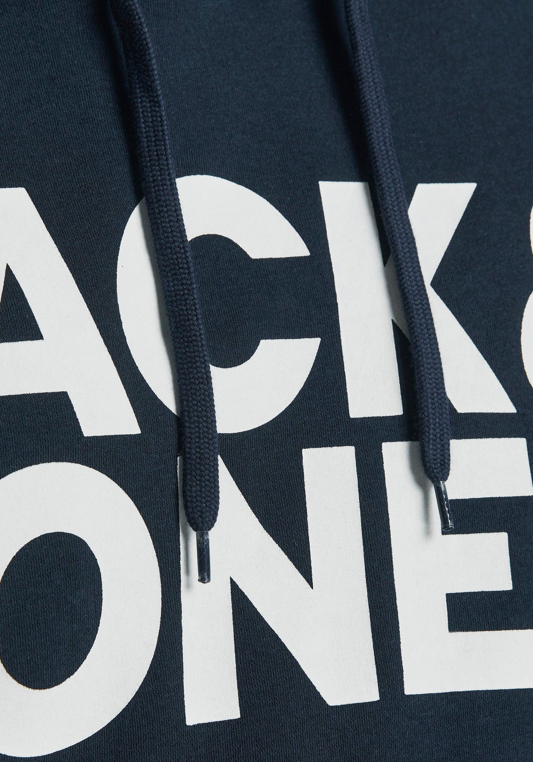 Jack & Jones PlusSize Kapuzensweatshirt CORP LOGO SWEAT HOOD Bis Größe 6XL – Bild 3 von 5