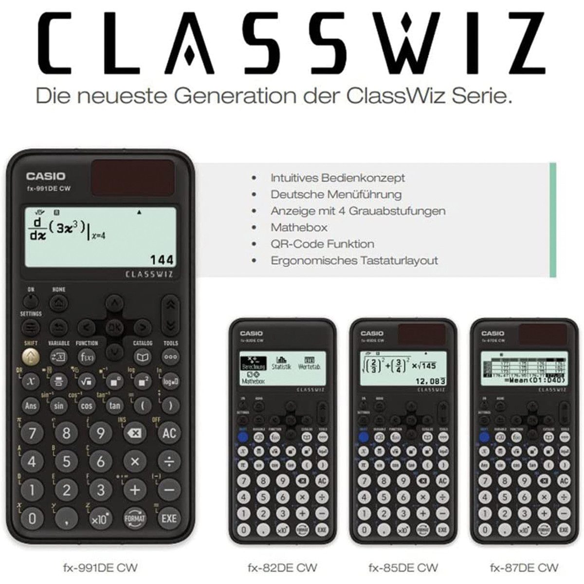 CASIO Taschenrechner Casio fx-991DE CW