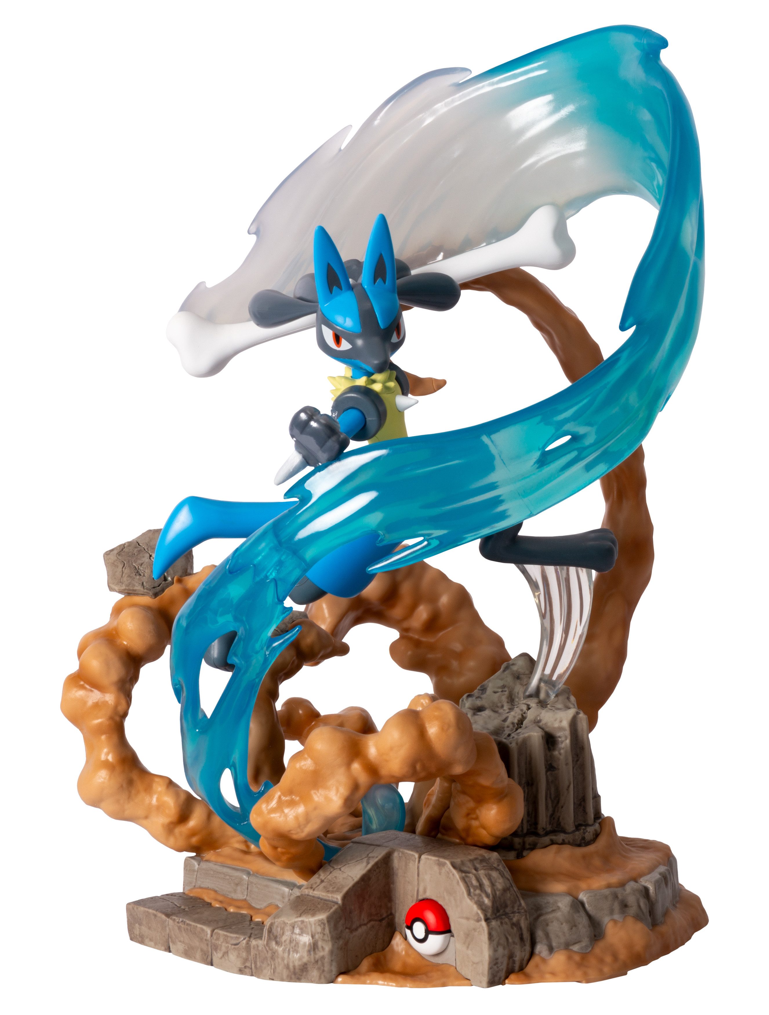 Jazwares Sammelfigur Pokémon - Deluxe Statue Lucario (NEU & OVP)