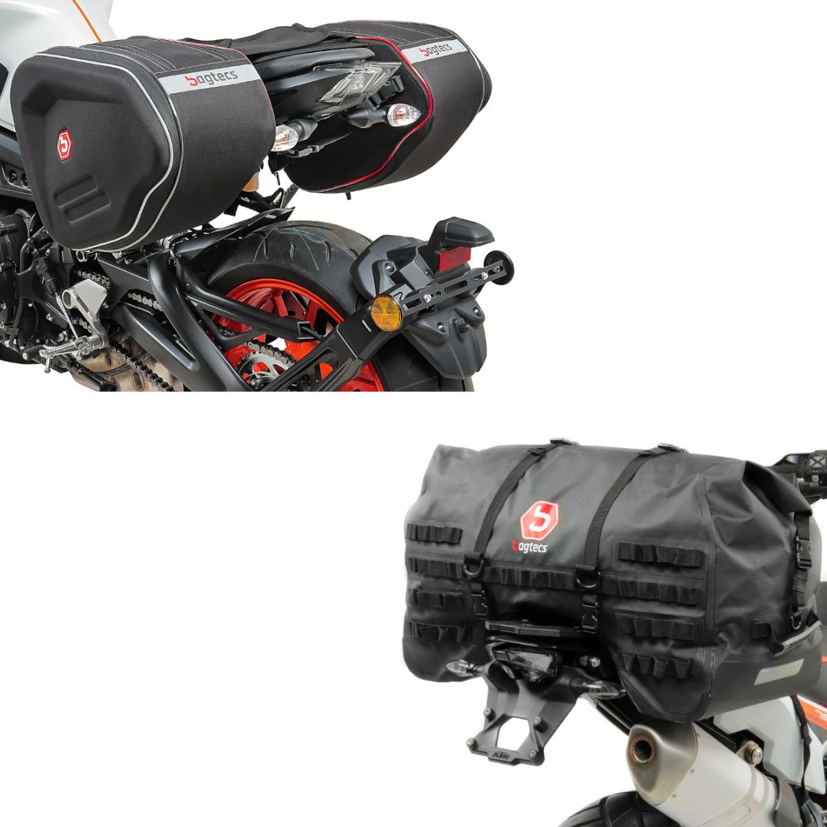 Bagtecs Reisetasche Set Hecktasche + Seitentaschen S1