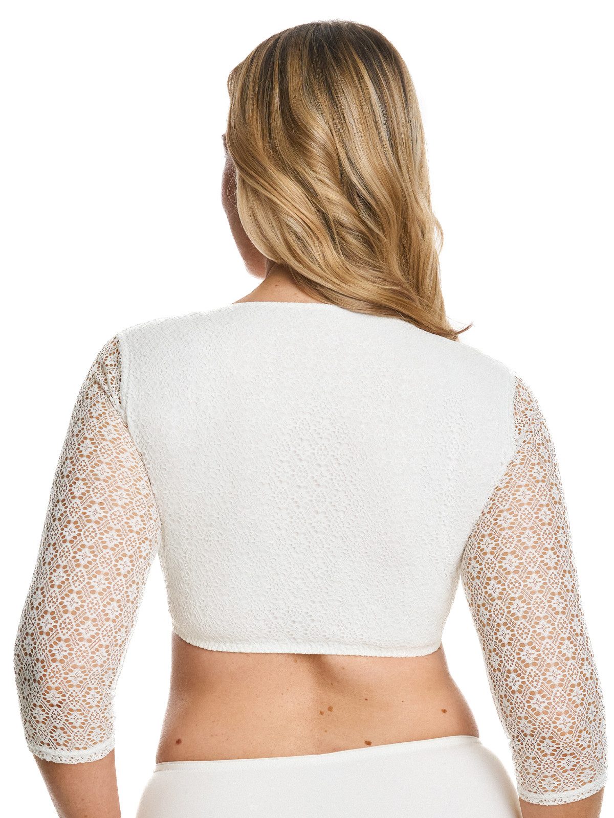 Susa Dirndlbluse Dirndlbluse 3/4 Arm Wiesn-Zauber (Stück, 1-tlg) -