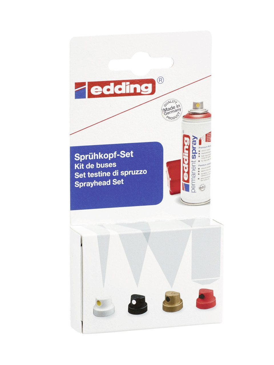 edding Sprühlack edding 5200 Permanent Spray Sprayhead Set