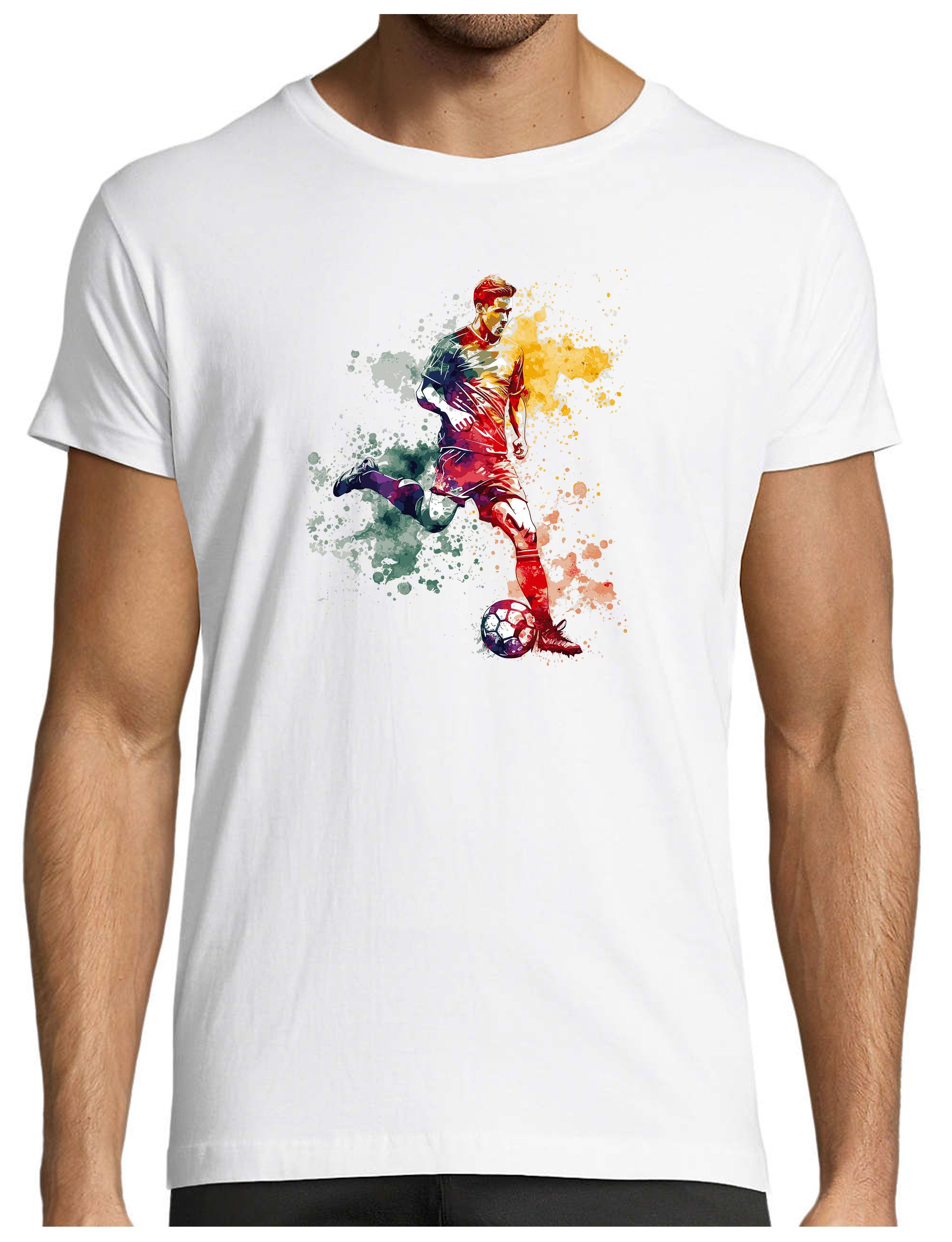 T-Shirt Fussball print shirt