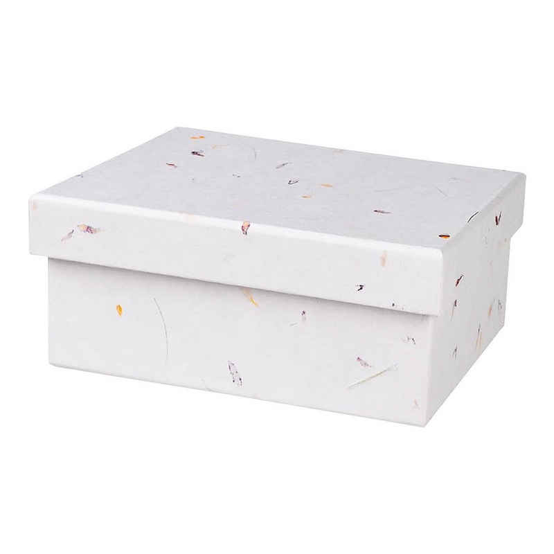 Depot Geschenkbox Geschenkbox Nature (Packung, 1 Stück Geschenkbox), aus Papier, B 21.5 Zentimeter, H 9.5 Zentimeter, T 17.5 Zentimeter