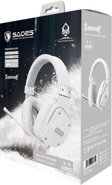 Sades Snowwolf SA-722S Gaming-Headset (Mikrofon abnehmbar)