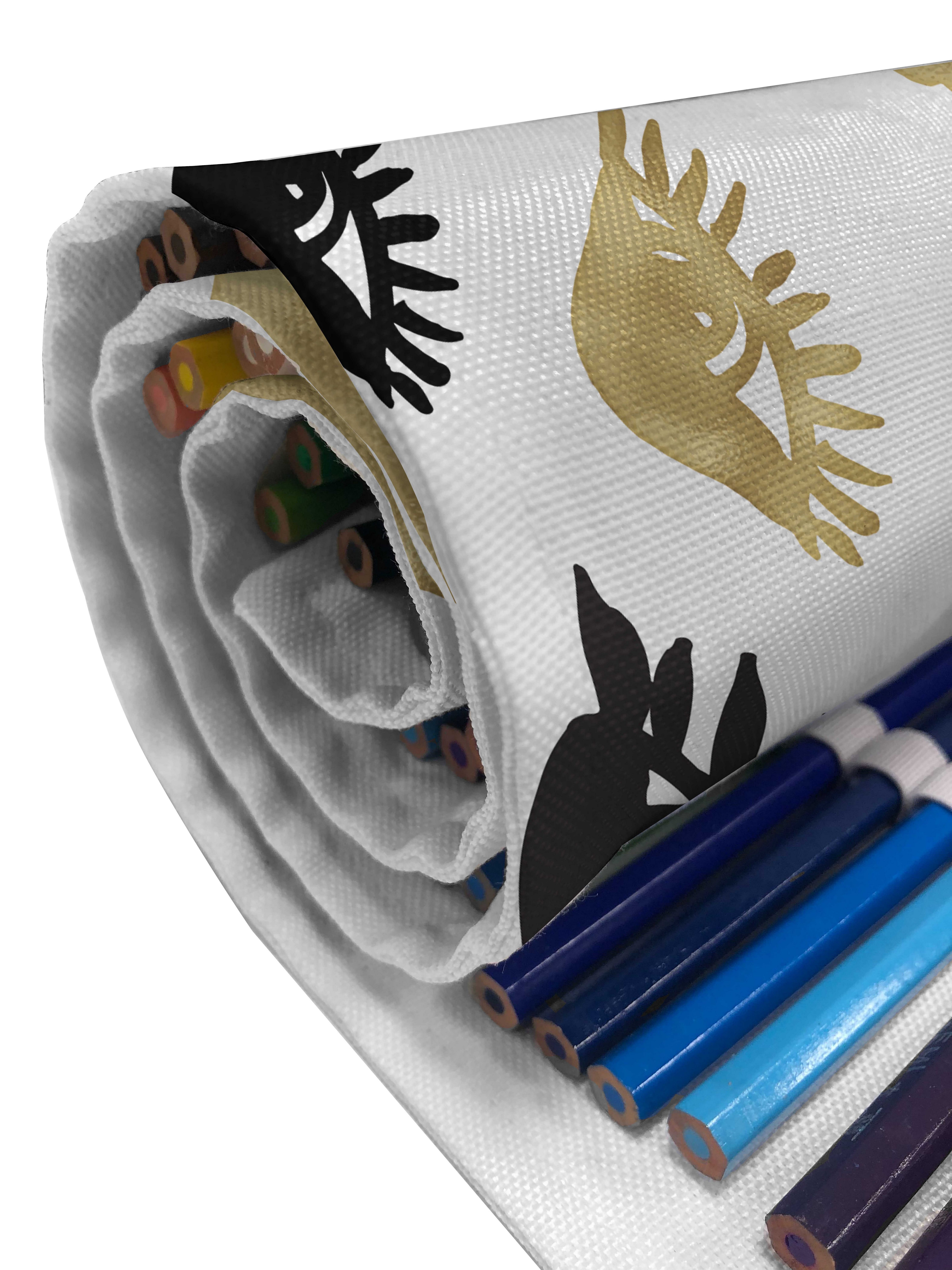 Abakuhaus Federmäppchen langlebig und tragbar Segeltuch Stiftablage Organizer, Trippy Frauenaugen Liebe Moderne Kunst