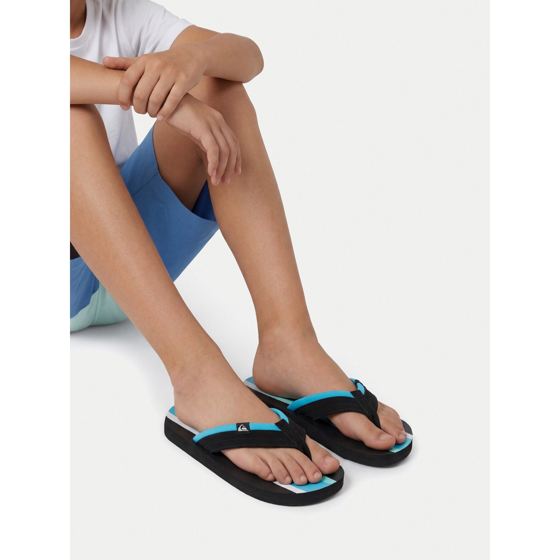 Quiksilver Quiksilver Flip-Flops für Jungen, Schwarz Badepantolette