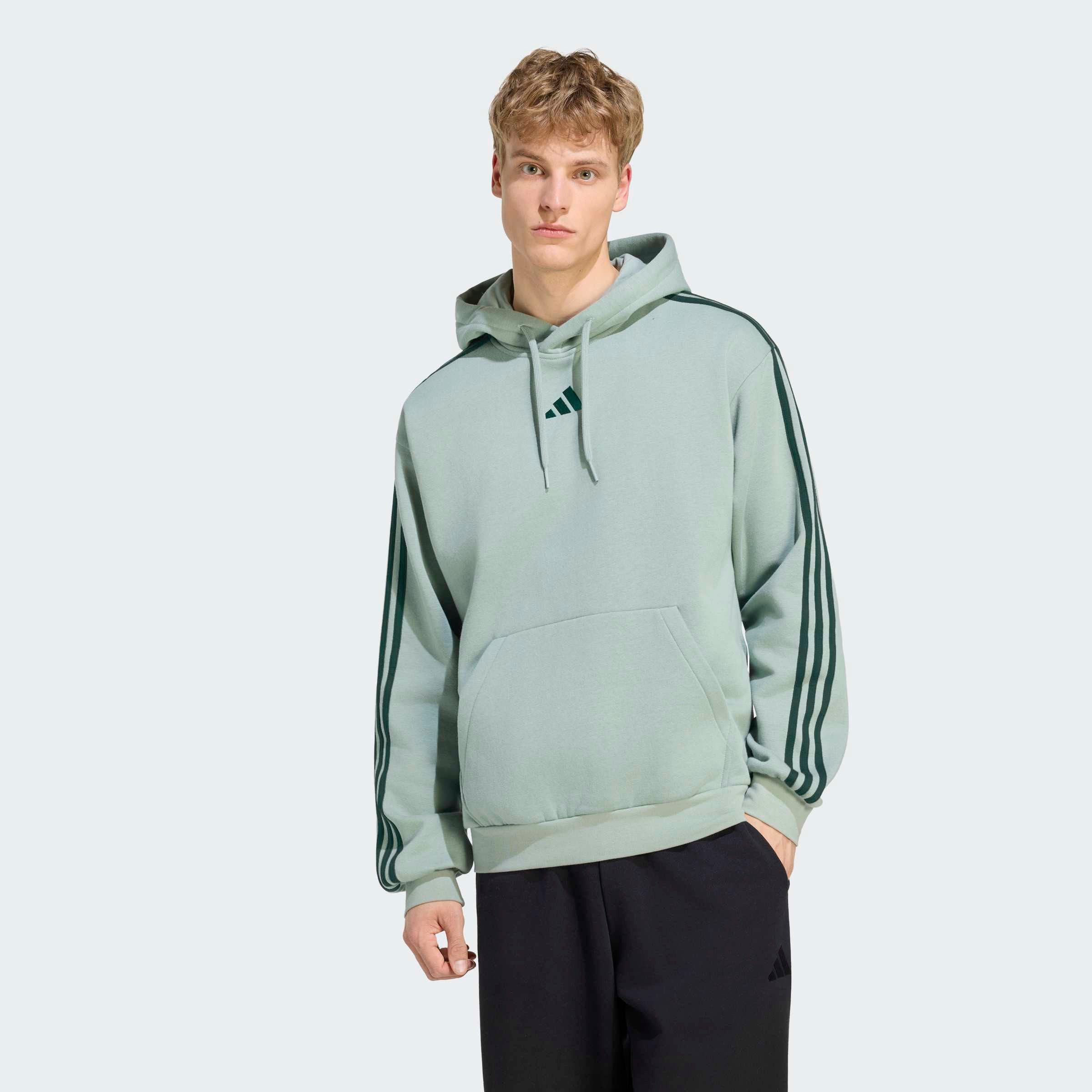 adidas Sportswear Kapuzensweatshirt ESSENTIALS 3-STREIFEN FLEECE HOODIE