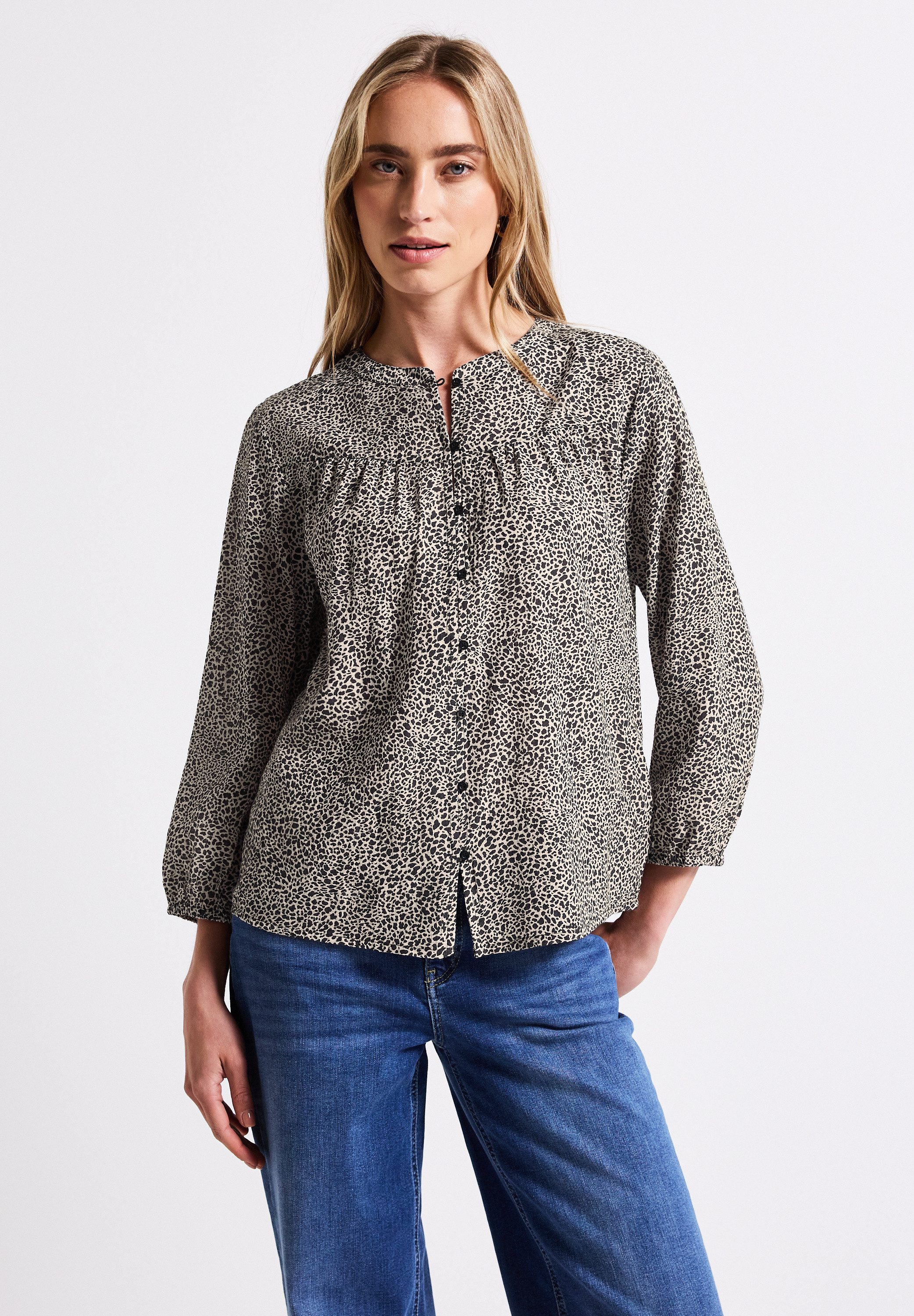STREET ONE Shirtbluse im soften Baumwoll-Mix günstig online kaufen