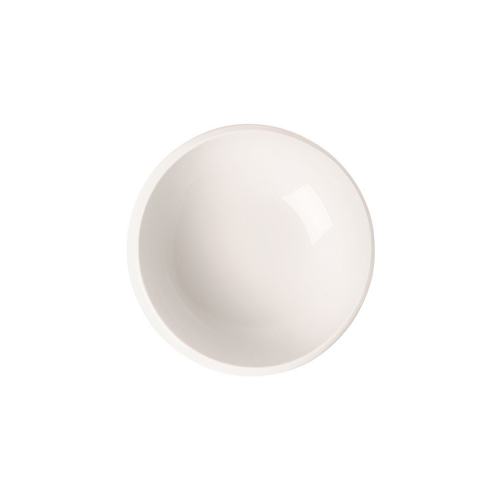 Villeroy & Boch Müslischale NewMoon Schälchen, Ø 13 cm, weiß, Porzellan, (1-tlg), Premium Porcelain, mikrow.- & spülm.sicher, Made in Germany