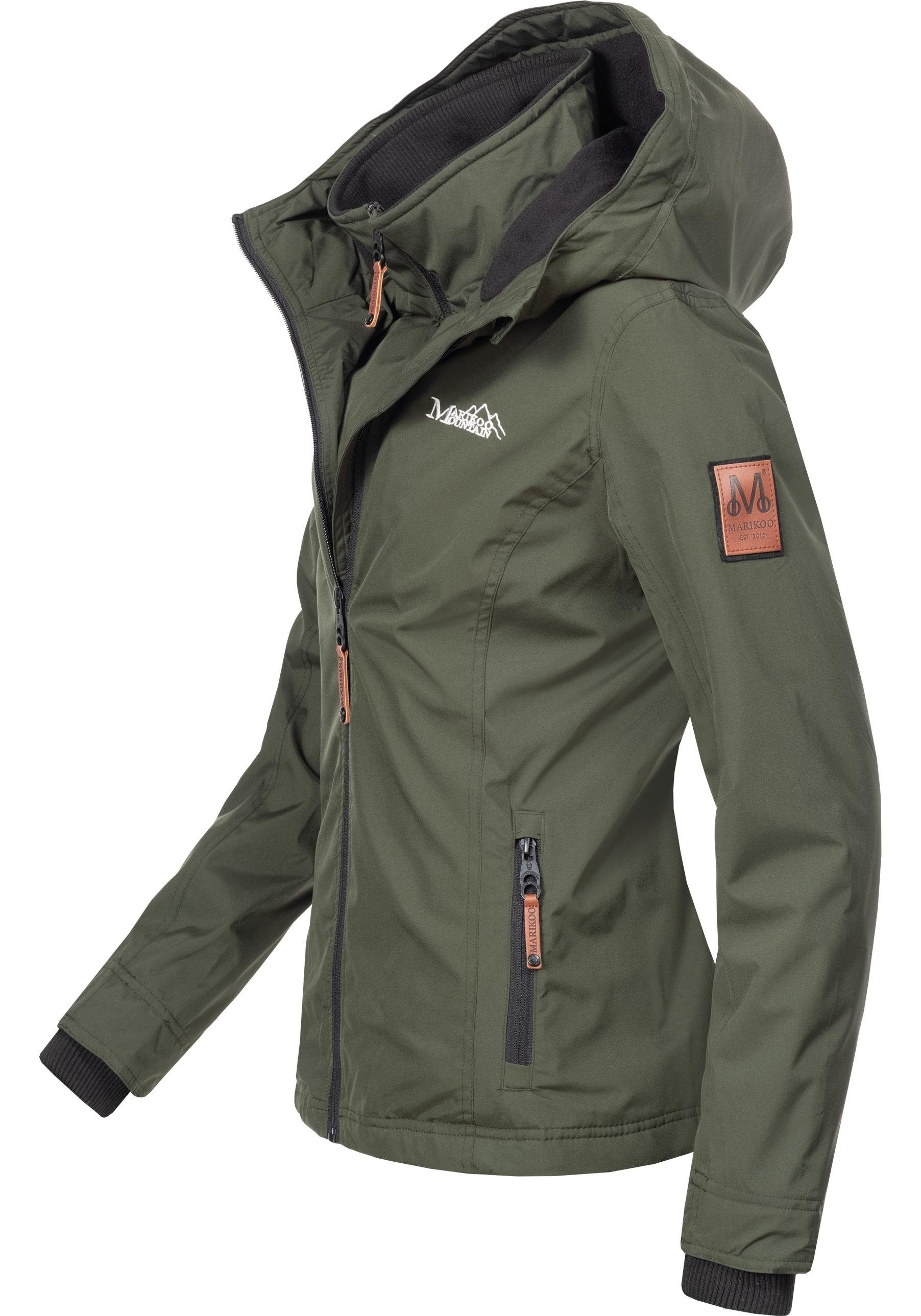 Marikoo Outdoorjacke Erdbeere sportliche Funktionsjacke mit Kapuze – Bild 2 von 4