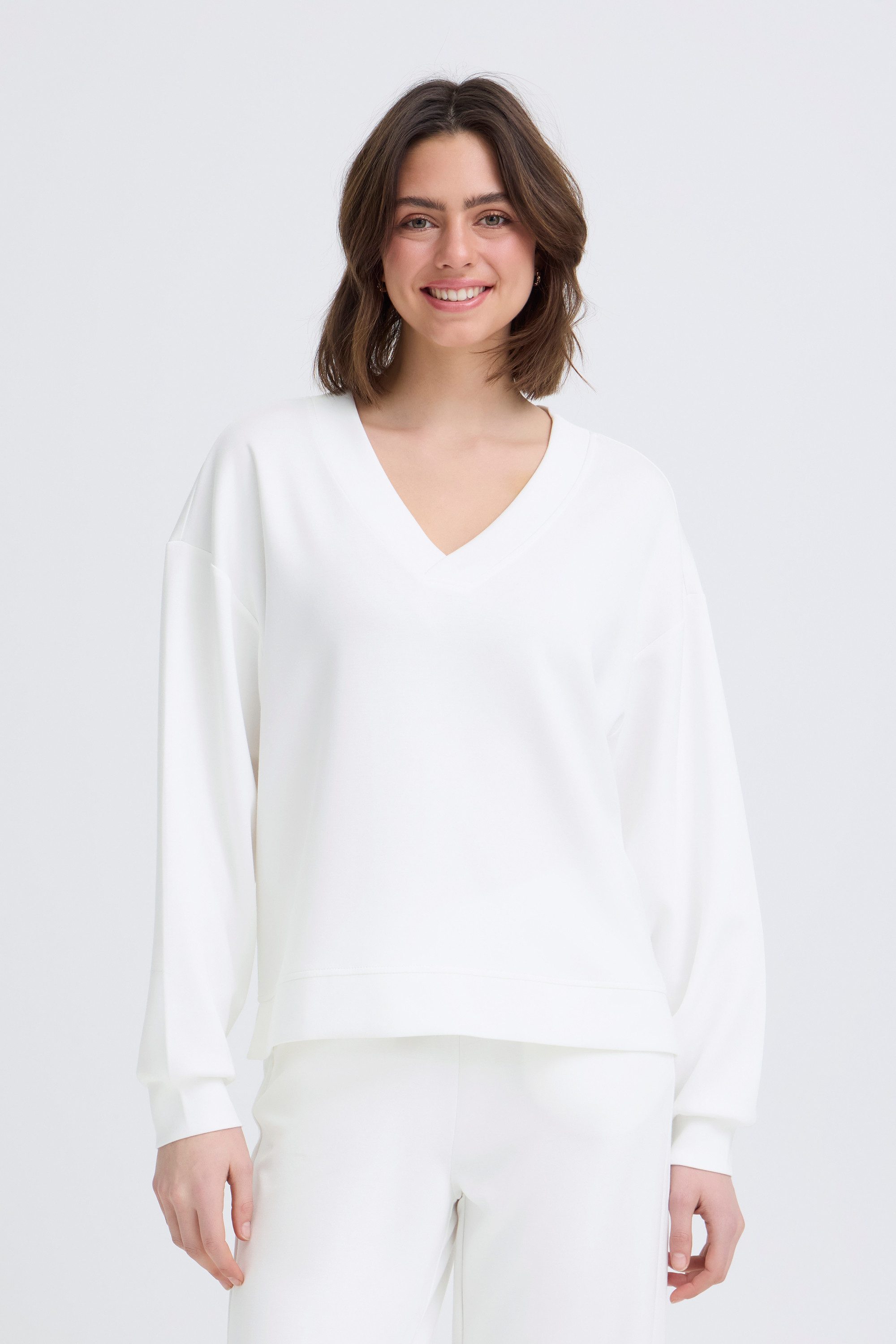 fransa Fleecepullover Sweatshirt FRAURORA