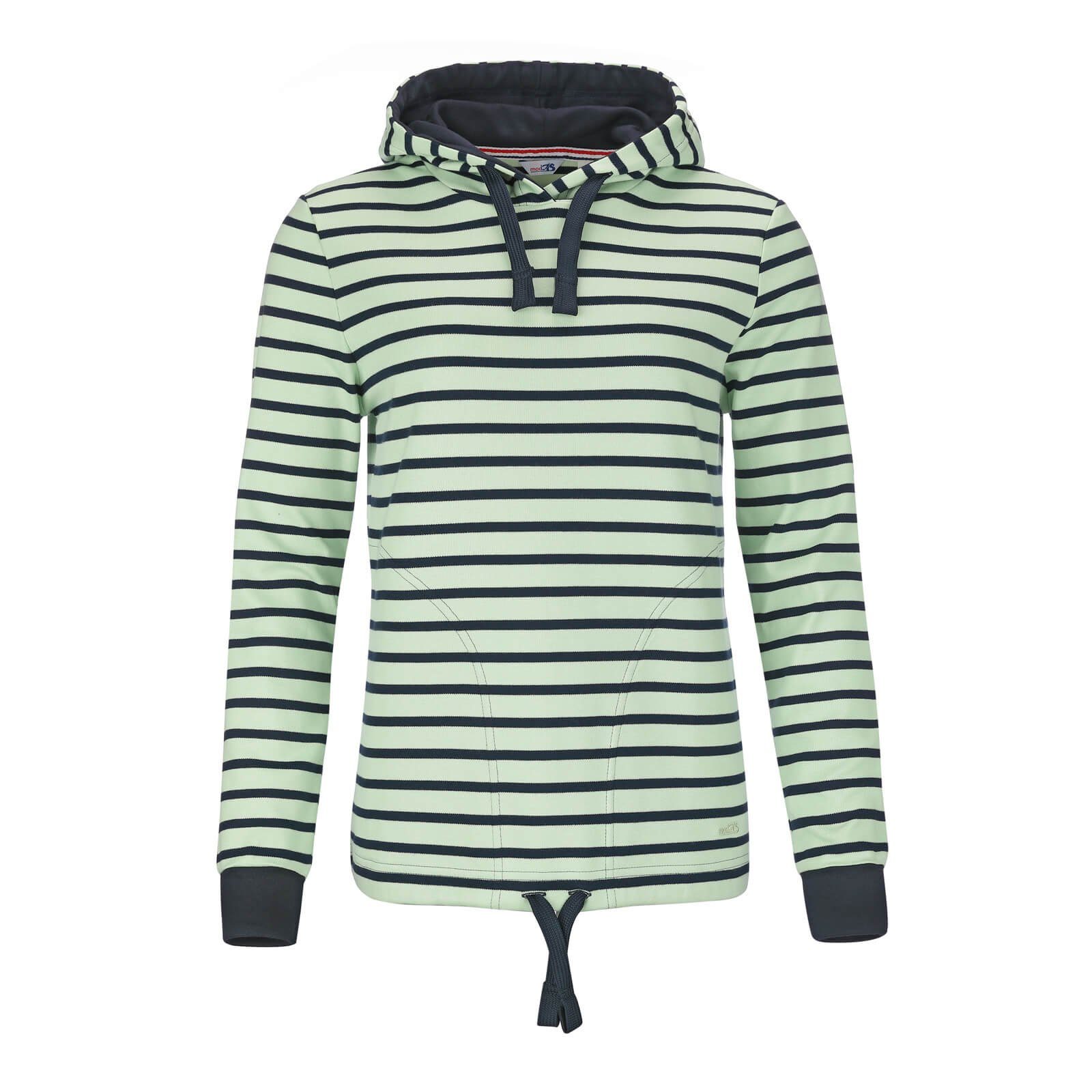 modAS Kapuzenpullover Damen Kapuzenshirt Maritim gestreift günstig online kaufen
