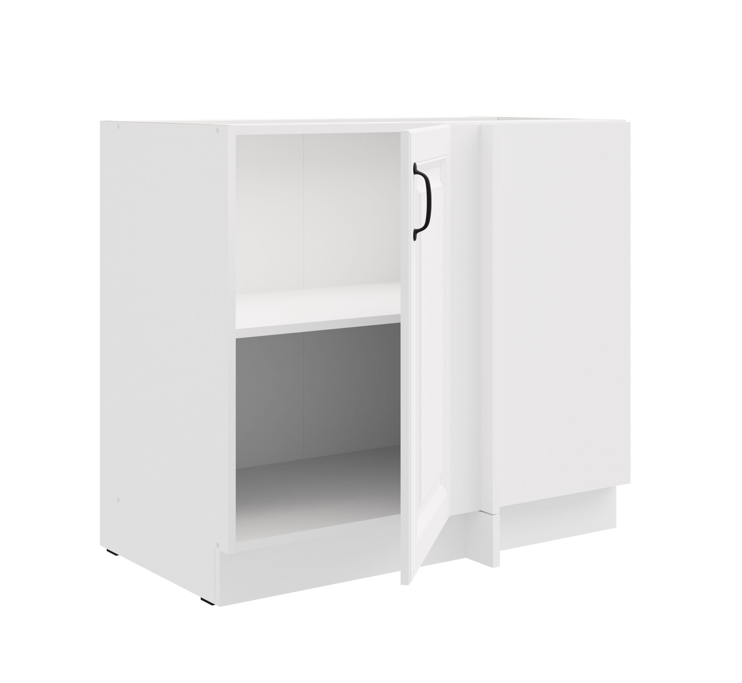 Küchen-Preisbombe Eckunterschrank 105 cm Küche Stilo Weiß Küchenzeile Küche günstig online kaufen