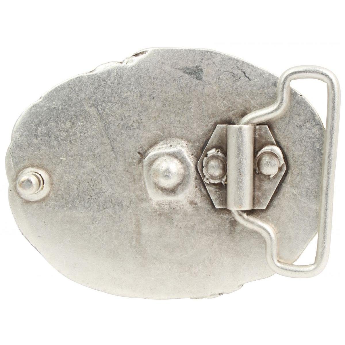 BELTINGER Gürtelschnalle Flashing Stone 4,0 cm - Buckle Wechselschließe Gürtelschließe 40mm - M (1-St)
