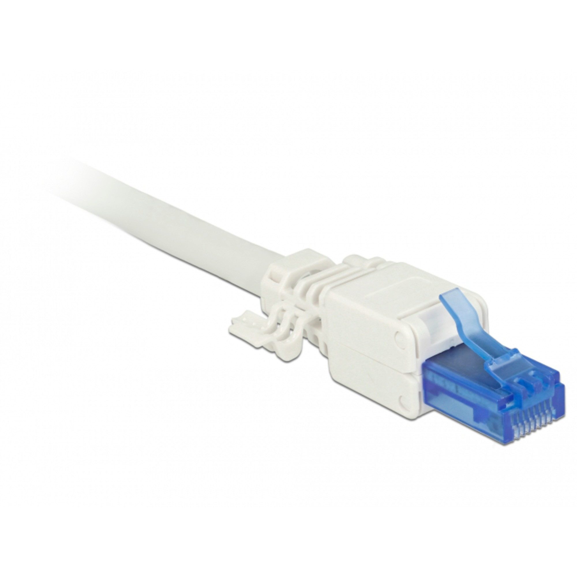 DeLOCK RJ-45 Stecker Cat.6a UTP, werkzeugfrei, (2 LAN-Kabel