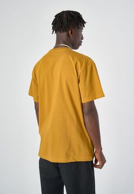 Cleptomanicx T-Shirt Embroidery Gull Mono mit lockerem Schnitt