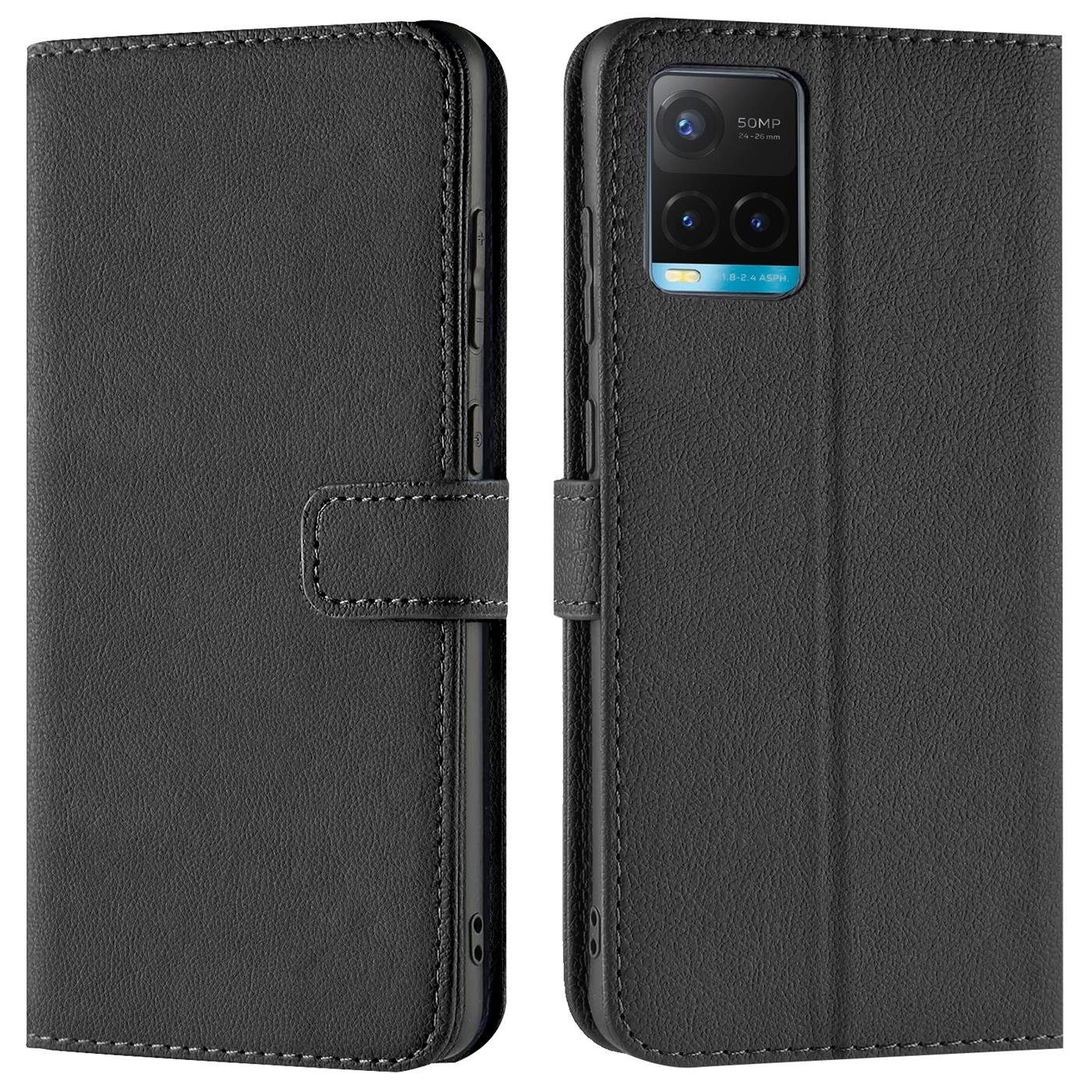 CoolGadget Handyhülle Book Case Handy Tasche für Vivo Y21 / Y21s / Y33s 6,51 Zoll, Hülle Klapphülle Flip Cover Vivo Y21, Y21s, Y33s Schutzhülle stoßfest