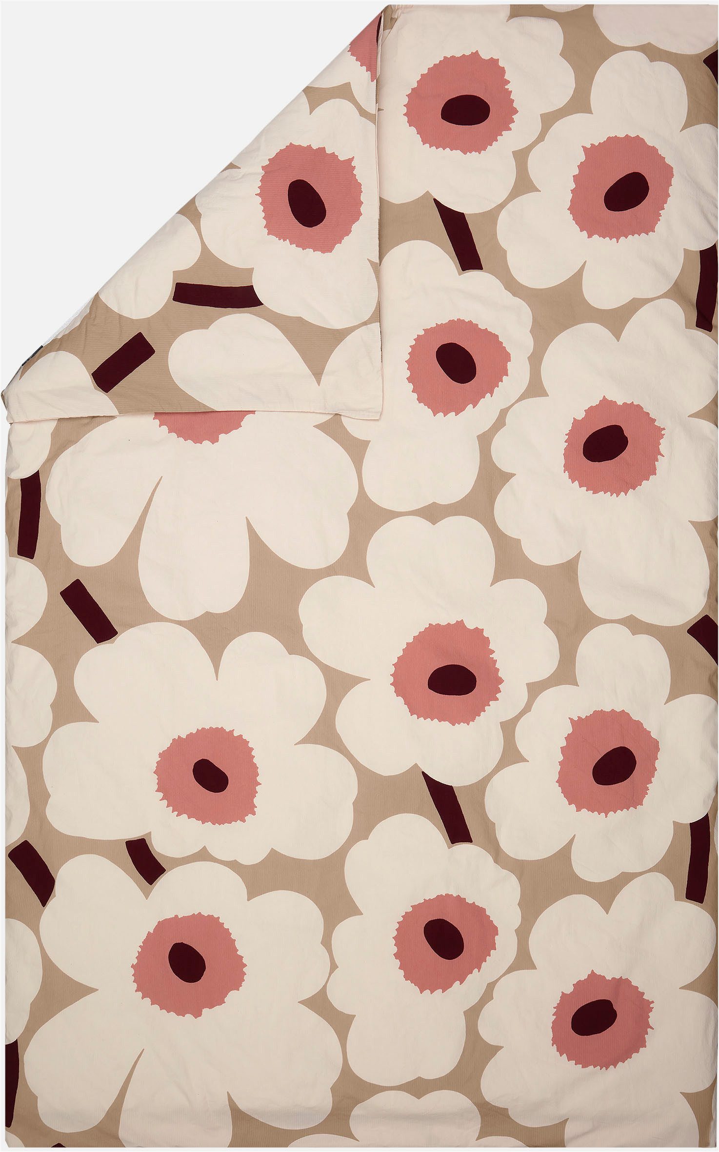 Marimekko Bettbezug UNIKKO, (1 St), aus ungebleichter Baumwolle gefertigt