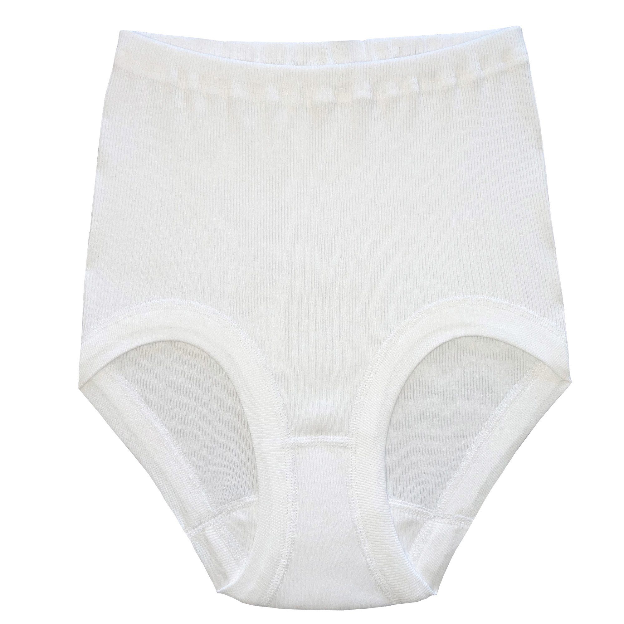 HERMKO Taillenslip 1168 1168 Damen Slip in extrahoch aus Doppelripp Bio-Bau günstig online kaufen