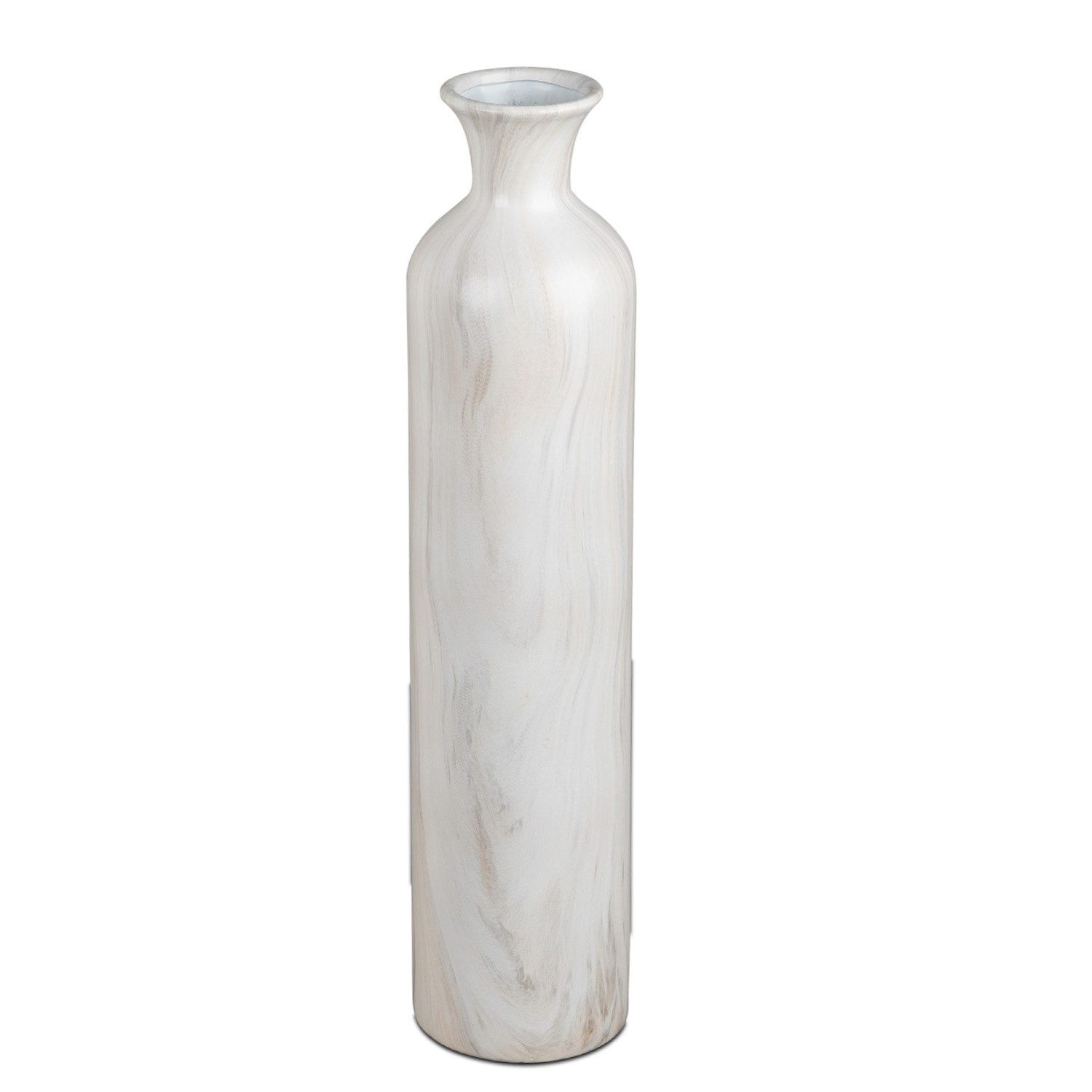 formano Bodenvase Marmor, Farbe: Creme, Motiv: Marmor