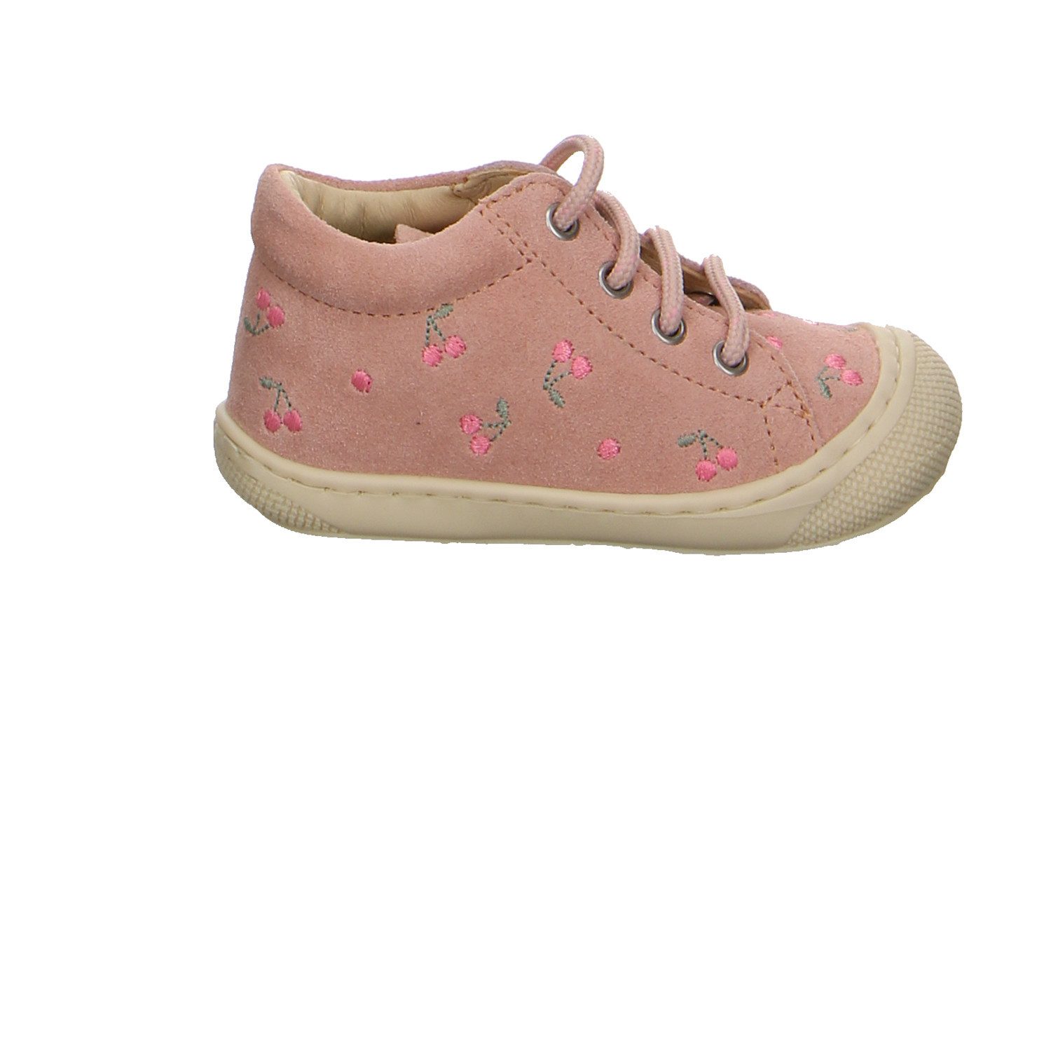 Naturino Cocoon Embr.cherry Velour Lauflernschuhe Mädchen rot Lauflernschuh
