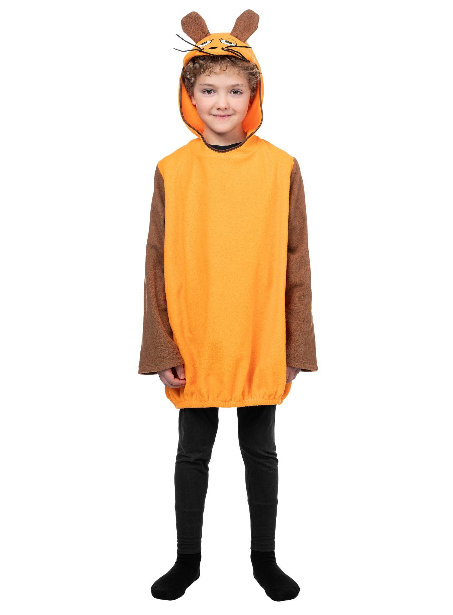 Maskworld Kostüm Die Sendung mit der Maus Kostüm - Fasching Hoodie, Offizielles Kinderkostüm der Sendung mit der Maus
