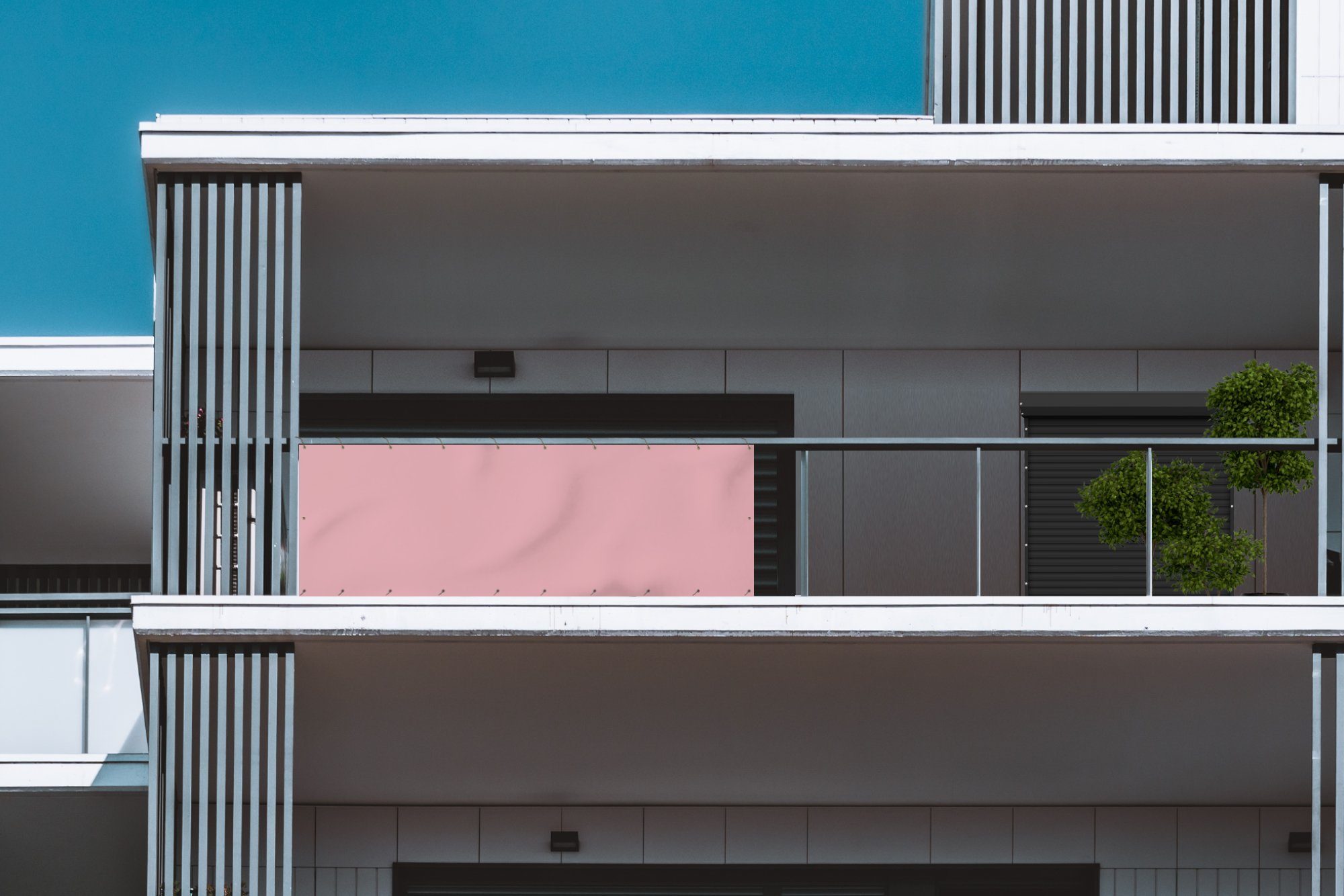 MuchoWow Balkonsichtschutz Rosa - Farben - günstig online kaufen