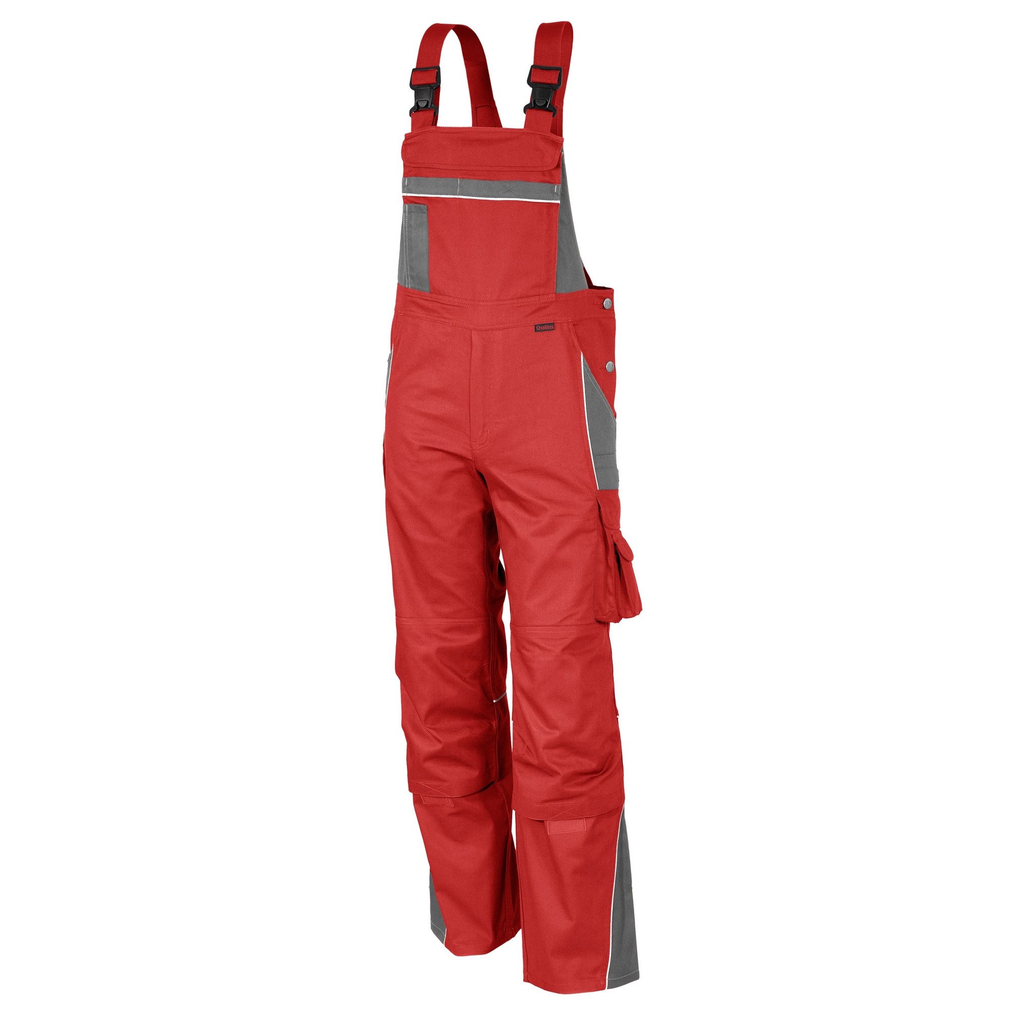 Qualitex Workwear Arbeitslatzhose strapazierfähige PROfessionals Latzhose aus faserverstärktem Gewebe