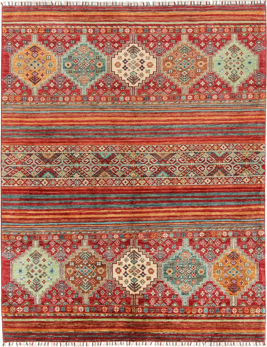 Orientteppich Arijana Shaal 153x196 Handgeknüpfter Orientteppich, Nain Trading, rechteckig, Höhe: 5 mm