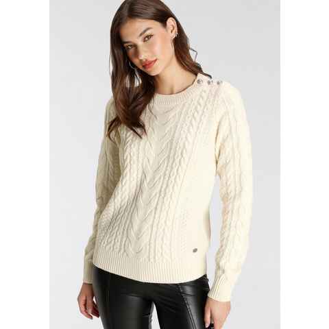 Tamaris Strickpullover mit Zopfmuster - NEUE KOLLEKTION