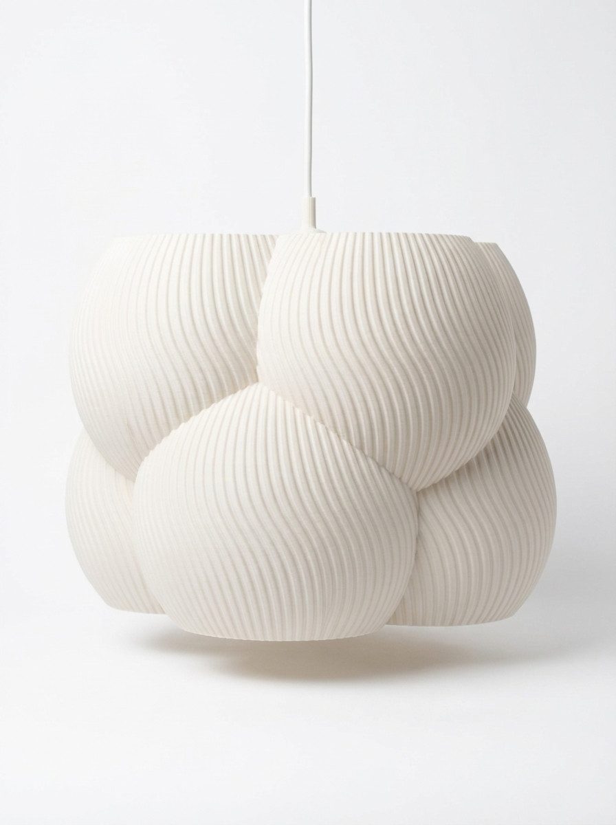 Roomberry Lampenschirm Bubble Hängelampe Pendelleuchte E27 rund, weiß beige günstig online kaufen